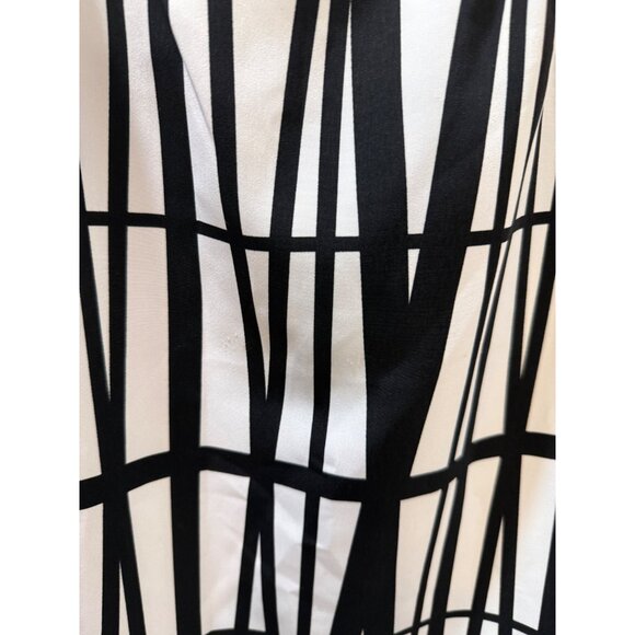 Worthington Womens Black‎ & White Geometric Print Skirt Size 8 - Picture 10 of 12